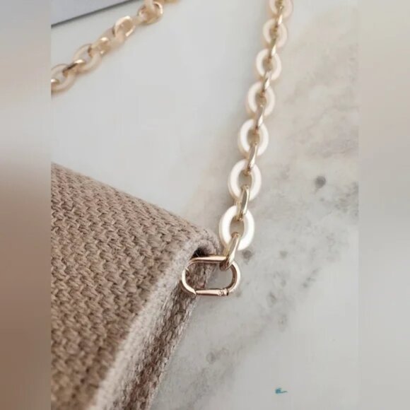 Dior Raffia Straw Bag Acrylic shoulder strap - Picture 14 of 16